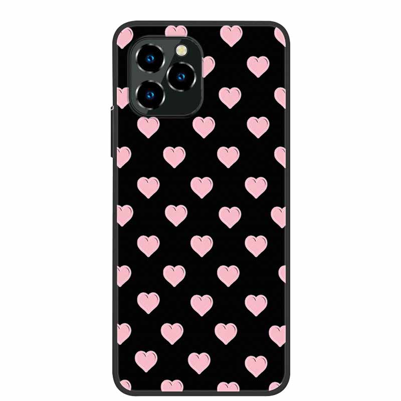 For Oukitel C21 Pro Case Luxury 3D Blossom Emboss Silicone Phone Case For C21pro Shockproof Coque Relief Flowers Funda Capa