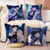 Y-Yelan Anime Game Cushion Cover Decorative Pillow Sofa Home Decor Case Pillow Cases