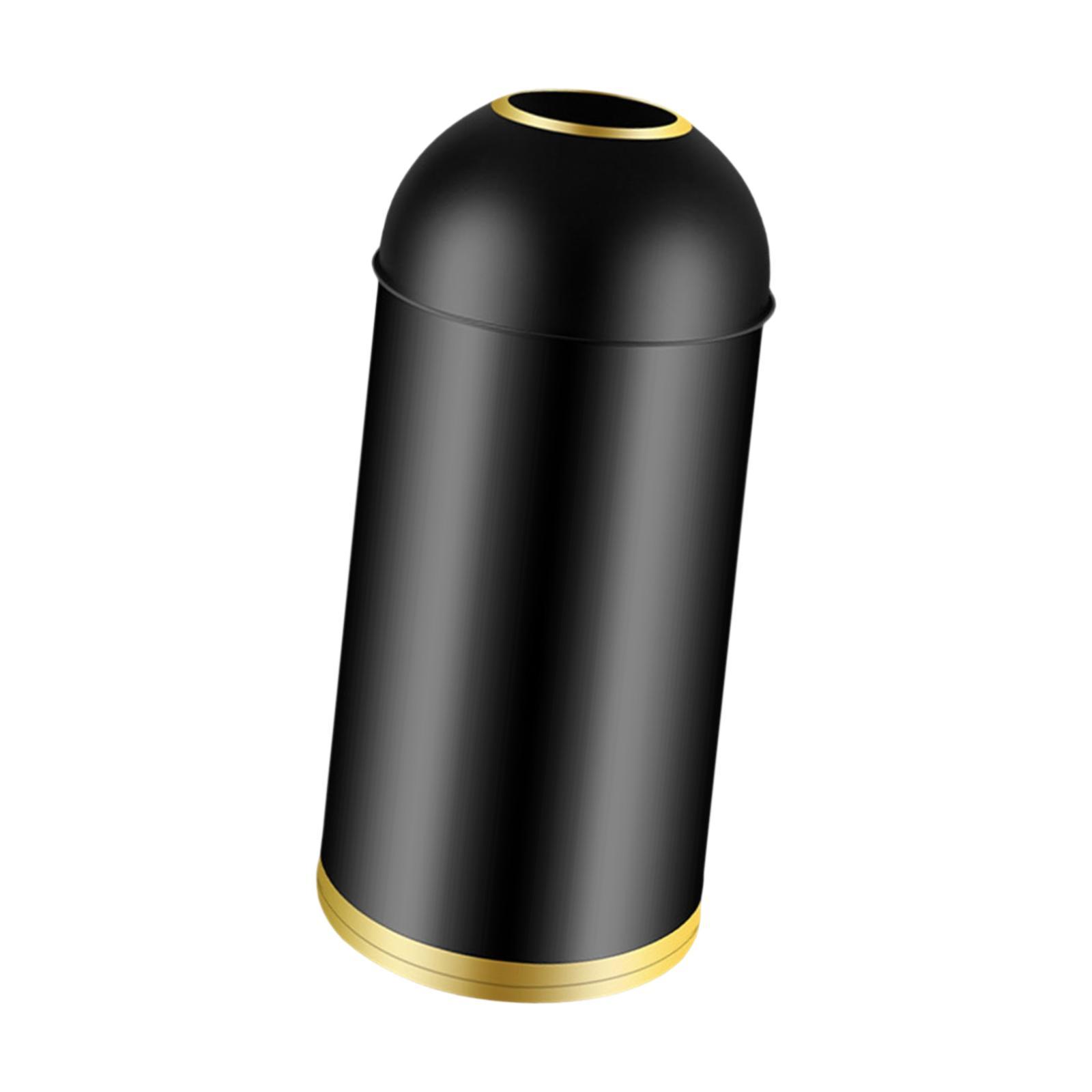 Trash Can Lightweight Nonslip Dustbin Rubbish Bin for Commerce Home Bathroom