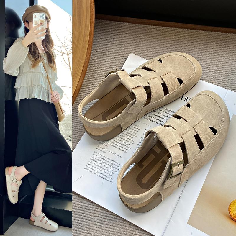 Fashion New Summer Leisure Sports Shoes  Beach Sandals Kids Closed Toe Arch Support Sport  Platform Shoes