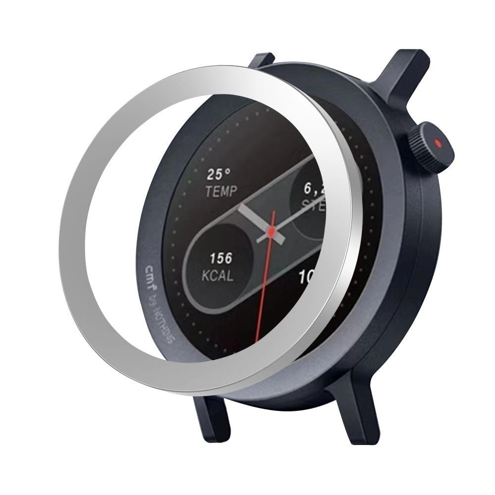 Ochranný dekorativní kroužek rámečku hodinek PC, kryt pouzdra hodinek, náhradní skořepina rámečku hodinek proti poškrábání pro CMF Watch Pro 2