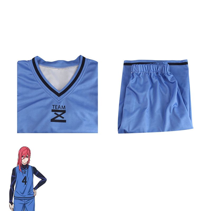 Blue Prison Jersey Jiseiichi Cosplay Costume Bachira Meguru Chigiri Hyoma Kishin Renzuke No. 11 Jiseiichi Cosplay Costume