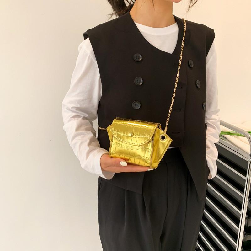 Trendy Summer Fashion Small Chain Crossbody Bag For Women In Elegant Colors