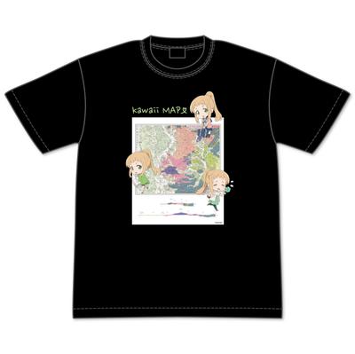 Groove Garage Koisuru Asteroid Ino Senpai's Kawaii MAP T-shirt XL Black