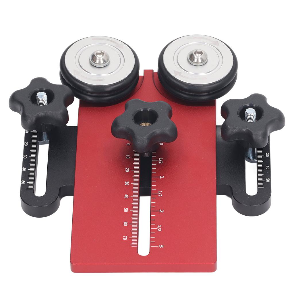 Thin Rip Jig Table Saw Guide Jig Aluminum Alloy Fixture with Clear Scale for Woodworking