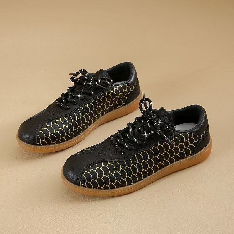 Tai Chi Schuhe Rindersehnensohle Herbst Neu Atmungsaktiv Laufsportschuhe Freizeit Board Schuhe Weiche Sohle