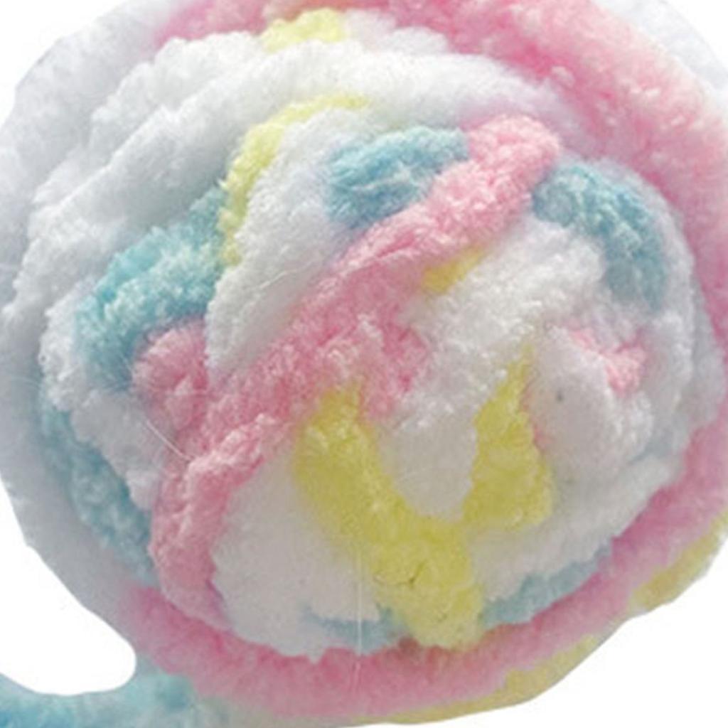 Cat Yarn Ball Toy Fun Interactive Bite Resistance Woolen Yarn Cat Ball Toy with Bell for Cats