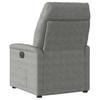 Recliner Chair with Lift Assist Dark Grey Microfiber Fabric
