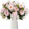 Simulation  Flower  Bouquet Romantic Round Rose Artificial Bouquet Wedding Home Living Room Interior Decoration Photo Props