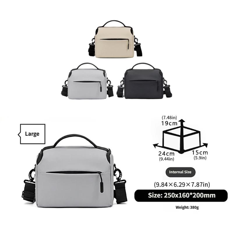 Bolsa de Câmera Impermeável Leve Para Câmeras DSLR Proteções e Alça de Ombro Ergonômica