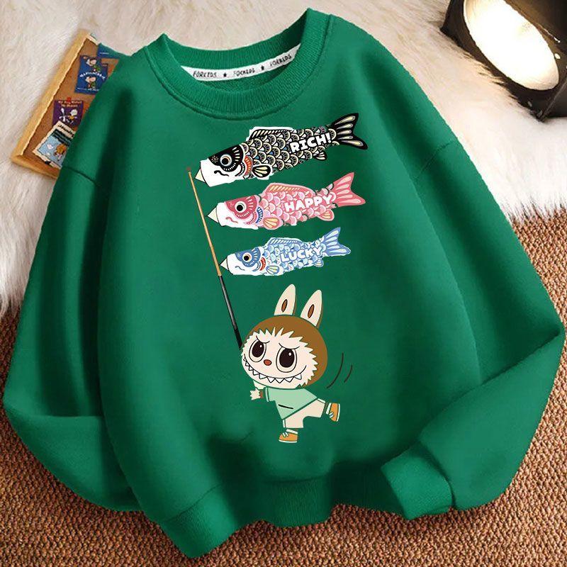 Cute and Loose Hoodies for Children, Fashionable Long-sleeved Hoodies for Boys and Girls In Spring and Autumn