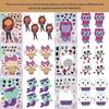 Children's Face Stickers, Mixed And Matched With 6 Characters (2 Each), Make Your Own Stickers For Children, Teenagers, Party Decorations, Rewards,