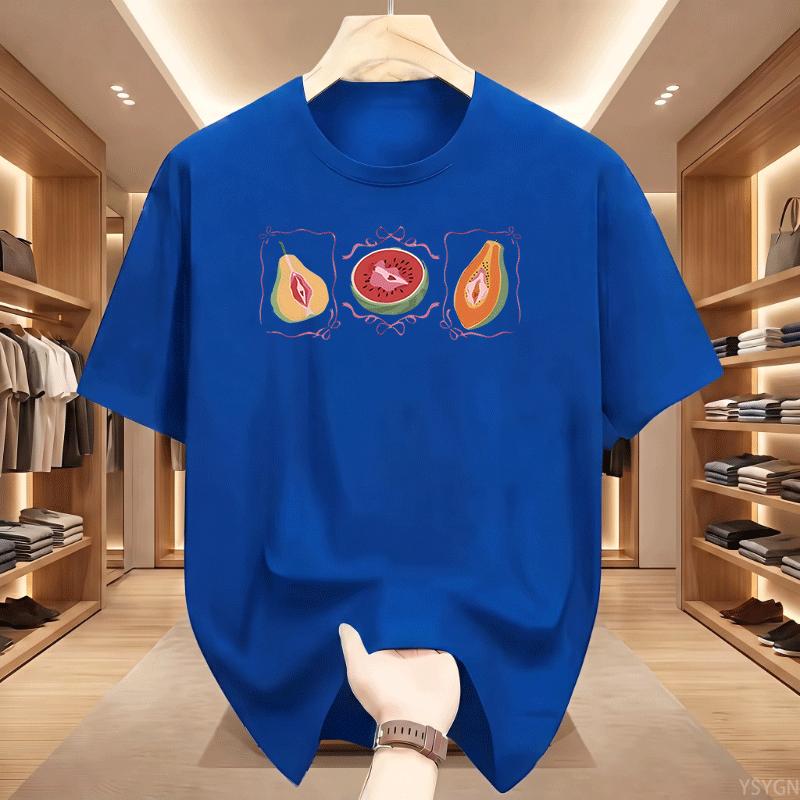 Coquette Vulgar Fruit TShirt Funny Fruit Feminist TShirts Summer Unisex Unisex Ladies Short Sletshirt Unisex Streetwear Tops