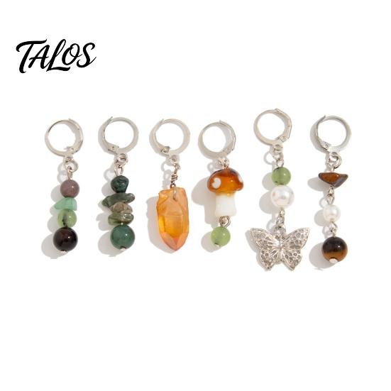 Summer Vacation Hair Decor Boho Chain with Vintage Pendent, Decorative Charms, Tropical Styling Tools Jewelry, Accessories for Women Hairstyles