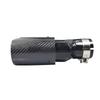BMW Performance Exhaust Pipe - 80mm Stainless Steel Carbon Fiber Tailpipe.