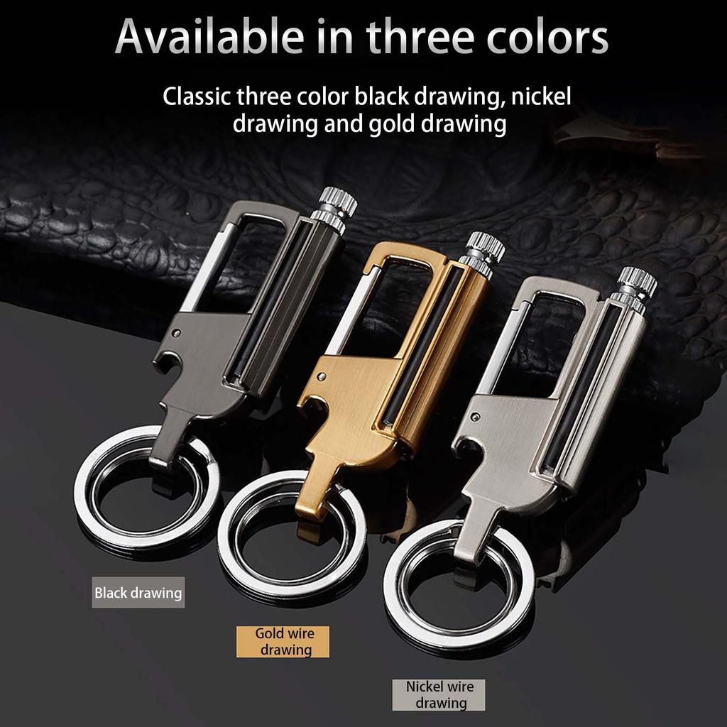 BCK2-666 Million Matches Kerosene Lighter With Multi-function Keychain Outdoor Waterproof Portable