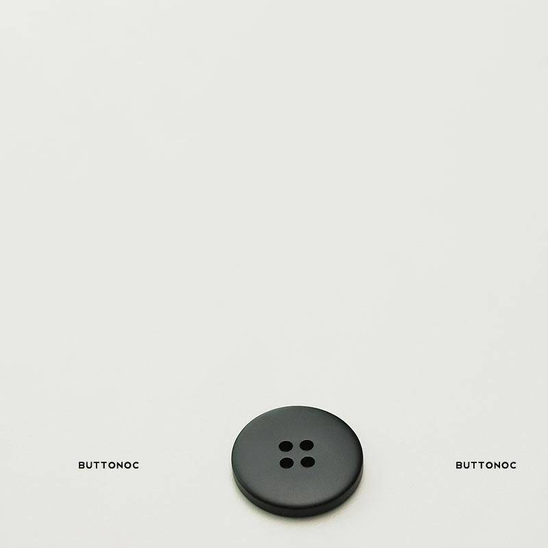 MOSN Reversible Wool/Fur Trench Coat Buttons: Four-hole, Thin-edged, Spray-painted, Multi-colored.