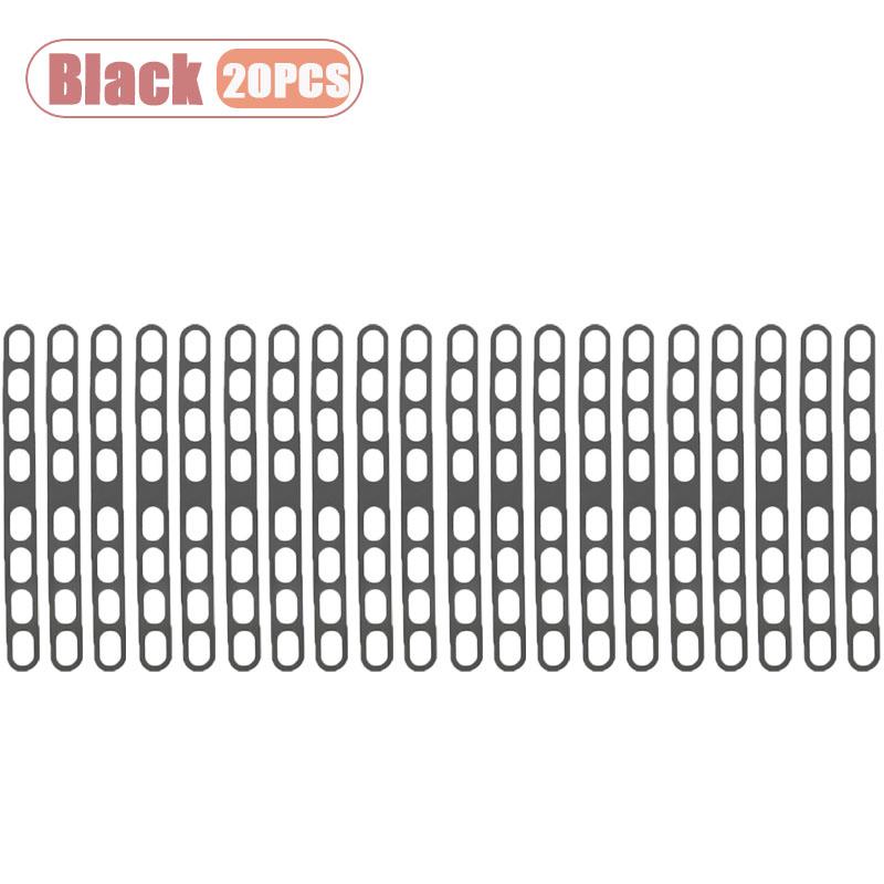 1-20pcs Universal Elastic Lid Strap Reusable Adjustable Holder for Jars Crocks Pots Box Kitchen Cabinet Pantry Travel Storage