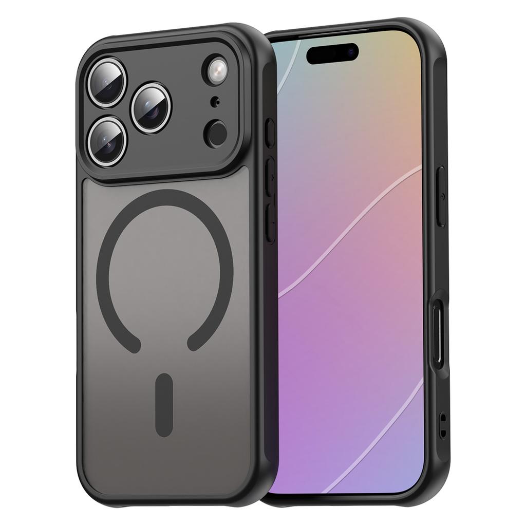 For iPhone 17 Pro Case Compatible with MagSafe Anti Drop PC+TPU Phone Cover