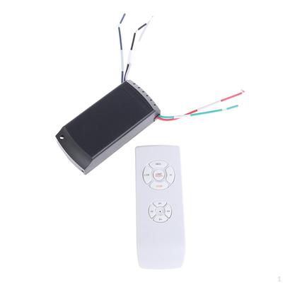 Universal Ceiling Fan Light Remote Control Set Intelligent and Receiver 4 Timing 220V