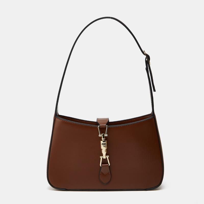 New Versatile Small Bag Women's Bag High-end Shoulder Bag Autumn and Winter Texture Baguette Bag Underarm Bag