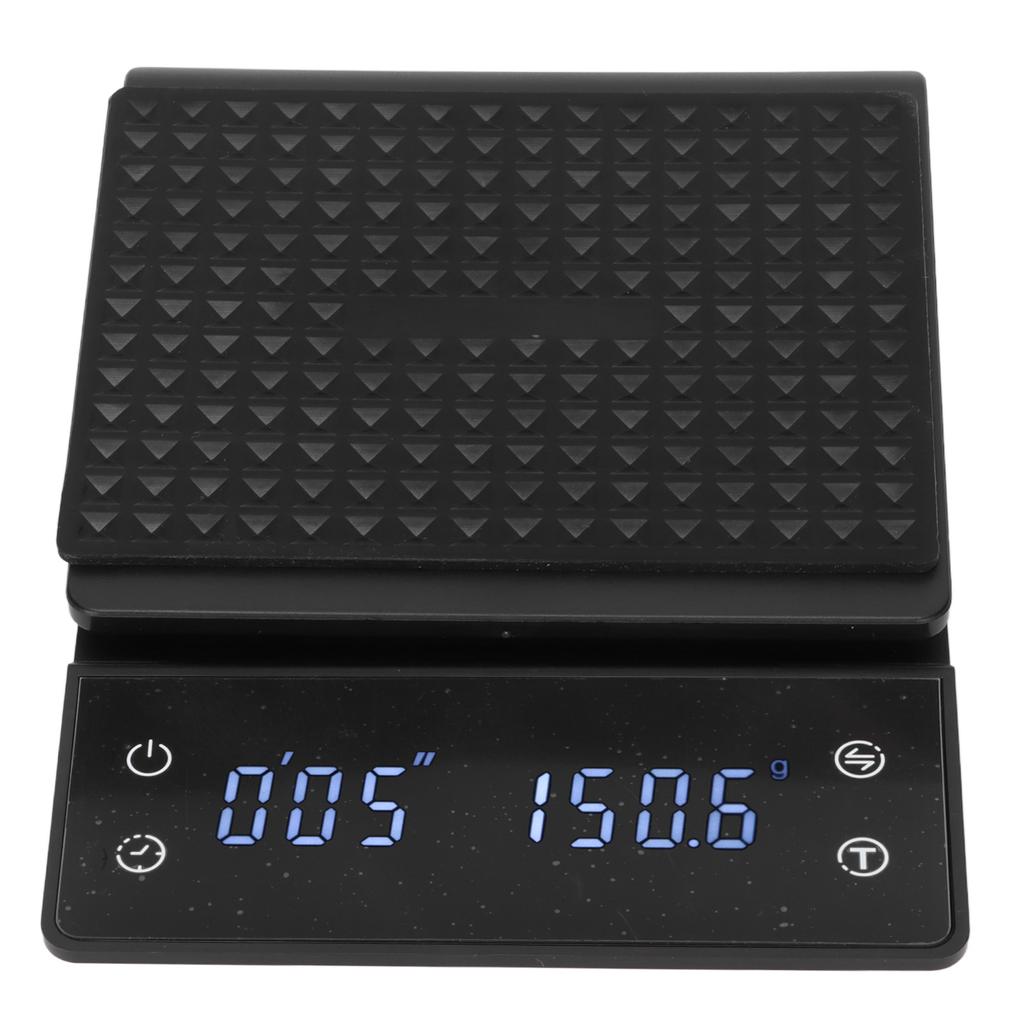 Digital Kitchen Scale Timing 3kg Accurate Grams Ounces Milliliters Electronic Food Scale with LED