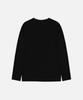 DRAW FIT Round Neck Knit T-Shirt [Black]