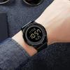 Timever Men's Digital Waterproof Watch with Stopwatch, Alarm, Dual Time Function, Black