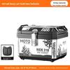 45L Capacity Motorcycle Trunk Thickened Electric Vehicle Durable Storage Storage Box  Universal Fit