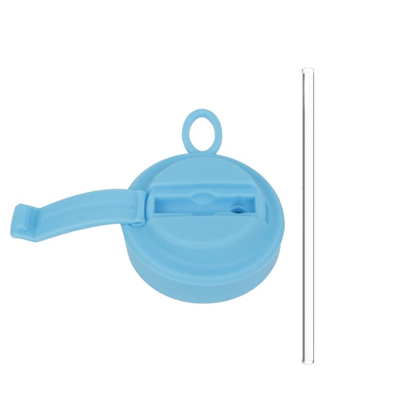 Colorful Silicone Sodas Can Lid and Straw Easy Use Spill-proof Sealed Can Cover for Canned Beverages Beer and Juice