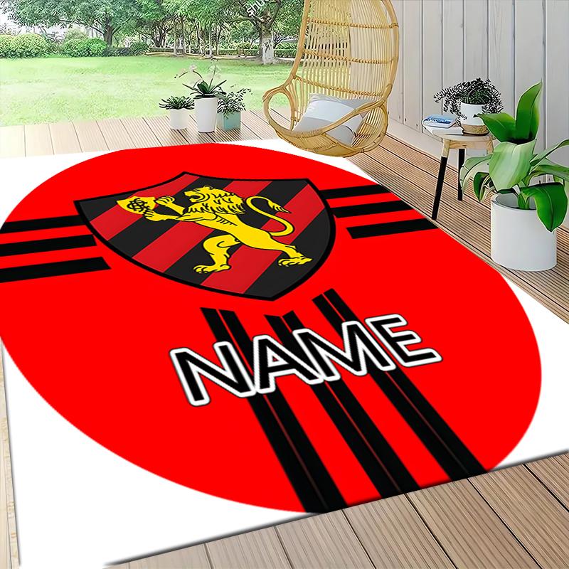 Custom Name Schalke Team Crest Carpet Rug Customizable Soft Washable Anti-Slip Home Living Room Sofa Mats Personalized Rug. 0909230