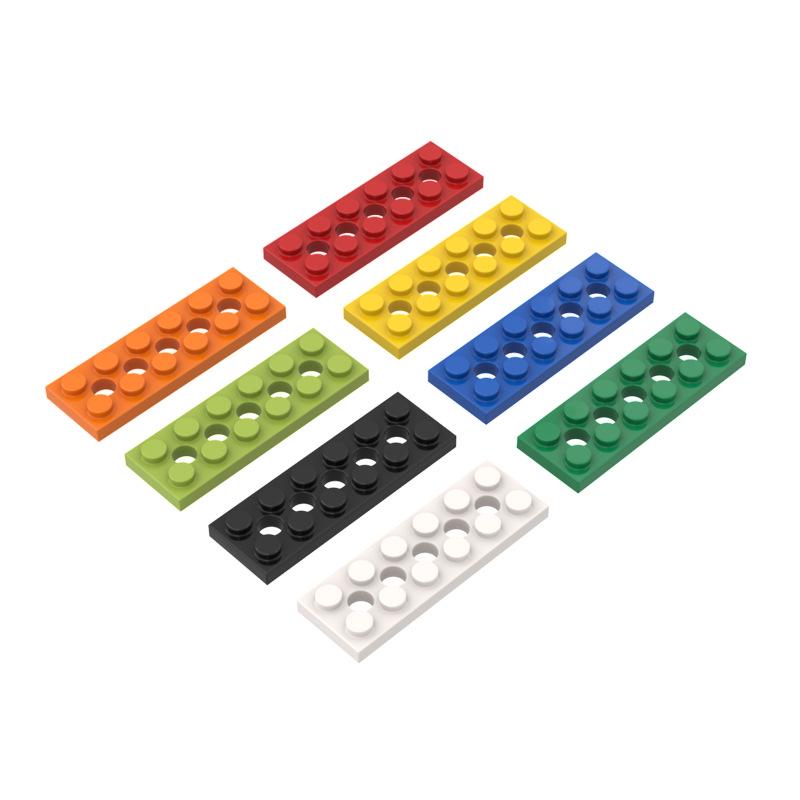 Children's Small Particle Building Blocks: 5-Hole 2x6 Plate Assembly Set (32001)