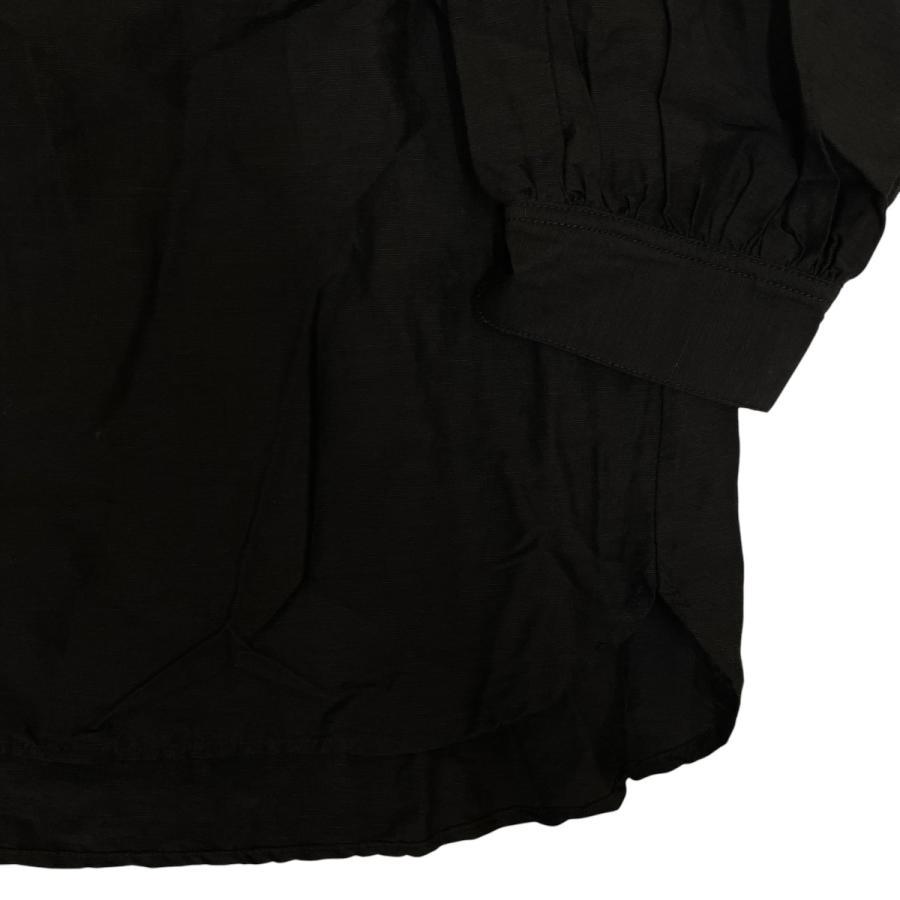 IENA 3/4 sleeve shirt blouse with back zip 25051900949020 Black Size: 38