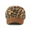 Lamb Wool Hat Women's Autumn Winter Thick Warm Baseball Cap Sunscreen Sun Hat Leopard Print Cap