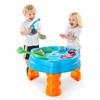 Mesa de Água para Crianças Pequenas Atividade Infantil Mesa Sensorial com 9 Peças de Acessórios