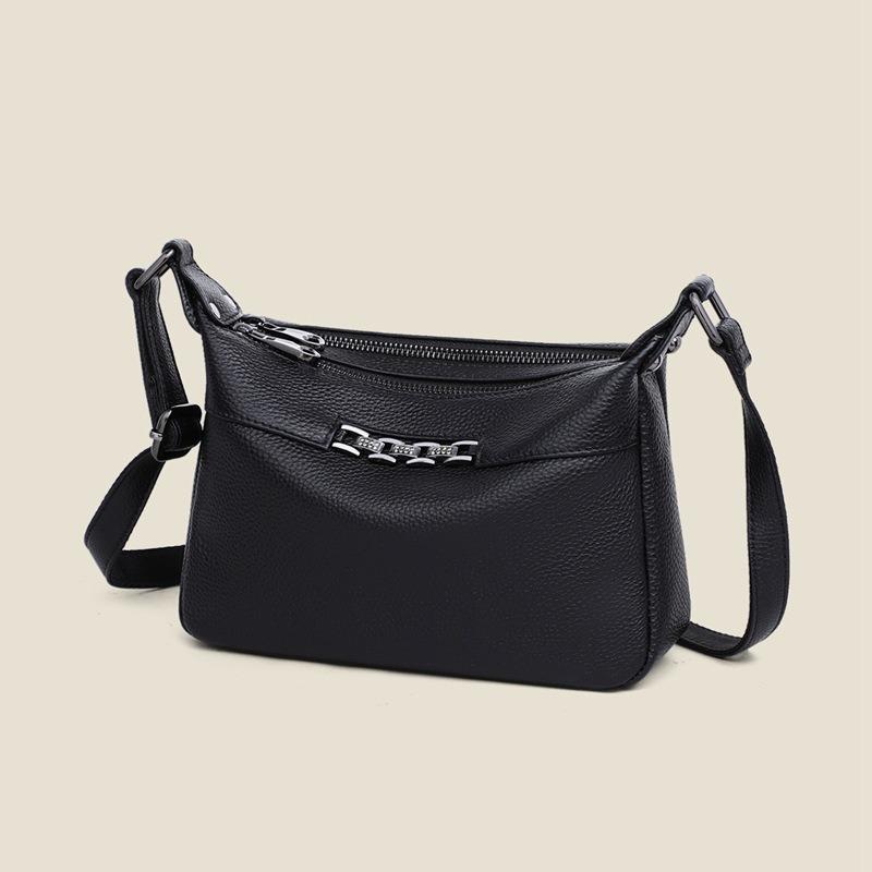 Leder Damen Taschen Herbst und Winter Neu Trendige Mode Schultertaschen Nischen Design Vielseitige Umhängetaschen Gepäck