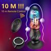 Wireless Remote Control 10 Speeds Vibration Prostate Massager Anal Vibrator Sex Toys For Women Vibrating Butt Plug Anal Beads