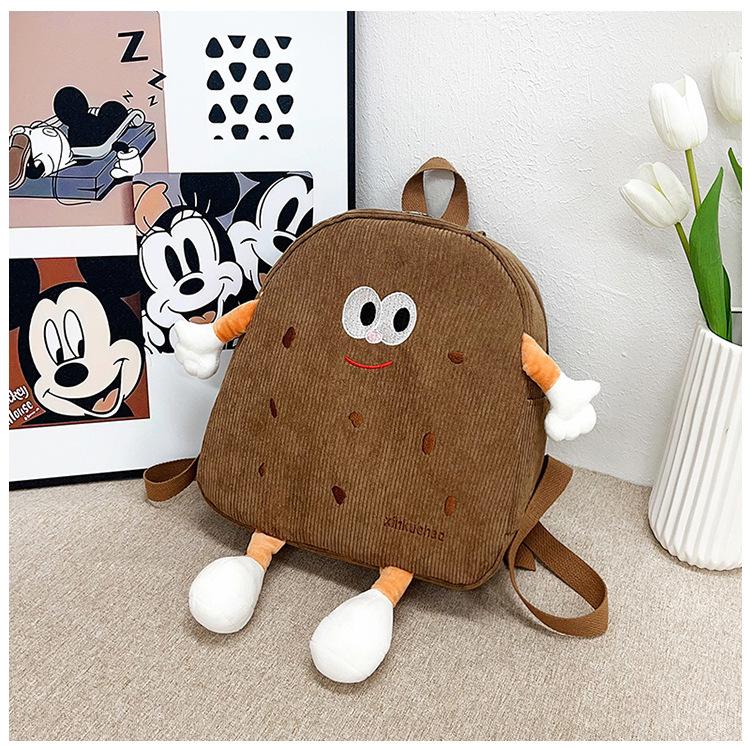 

Креативные персонализированные печенья детский рюкзак женский бархатный простой рюкзак с клапаном детский сад большая вместимость школьный рюкзак