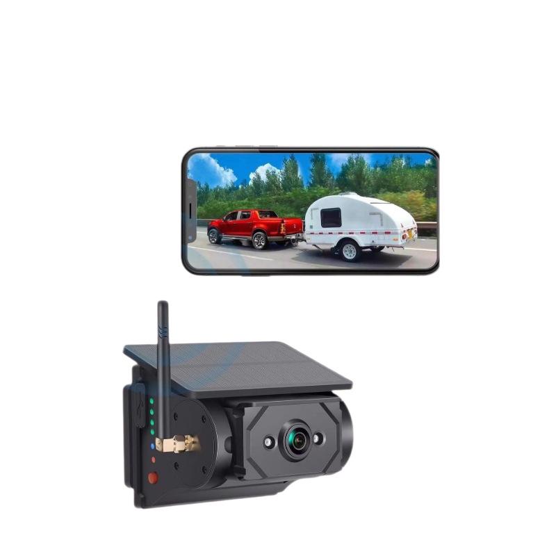 Wireless Solar-Powered Reversing Camera with Mobile App Connectivity