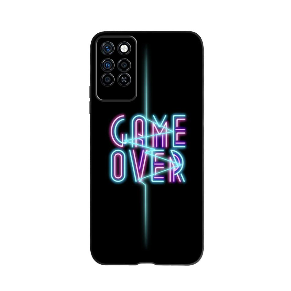 Süße Hülle Für Infinix Note 10 Pro NFC X695C X695 Handyhülle Schwarzes Silikon Weiche Hülle Für Infinix Note 10 Funda Note10 Pro 6.95"