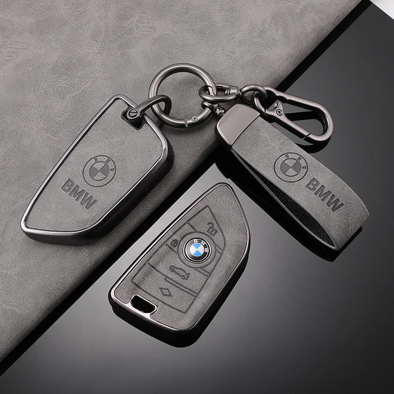 2025 for BMW 1 2 3 5 7 Series X1 F48 X3 G20 X4 X5 G05 X6 F16 M40i M440i G02 G31 G23 F34 F15 F40 IX3 TPU Leather Case Car Key