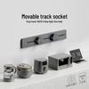 Adjustable Power Strip with One-Key Shut-Off for Kitchen, Living Room, Bedroom