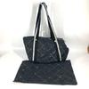 CHANEL Old travel line Pet Bag Shoulder Bag Shoulder Bag Duffle Bag Nylon Black