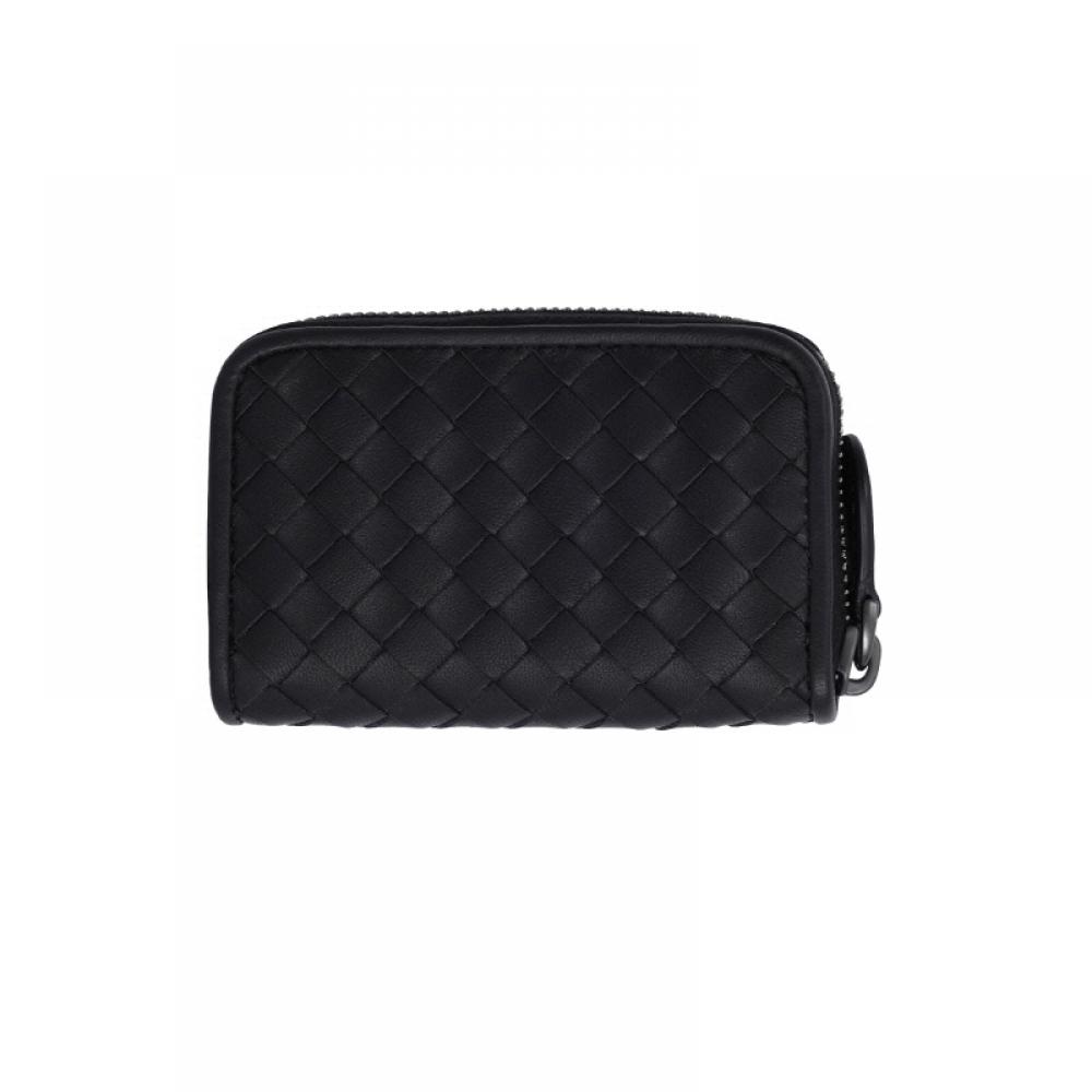 Bottega Veneta 114075 V3un1 1275 114075 V001n 1000 Intrecciato Zip Card Holder