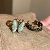 Middle Ages Layered Butterfly Ring with Vintage and Sophisticated Style, Small and Unique Flower-shaped Opening Finger Ring for Women.