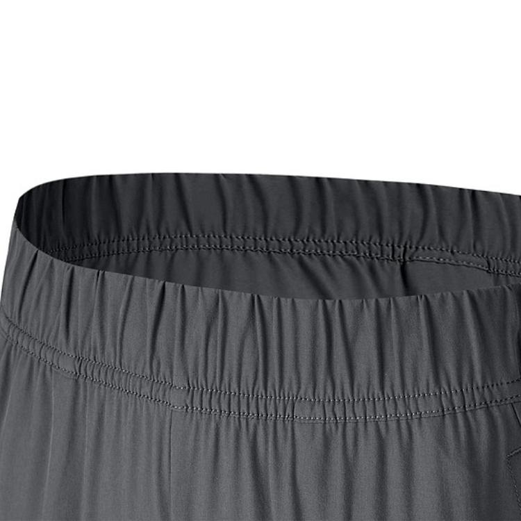 Skechers Comfortable Solid Color Elastic Waist Cuffed Casual Pants Women bottoms Iron-Gate-Gray P325W062-006L
