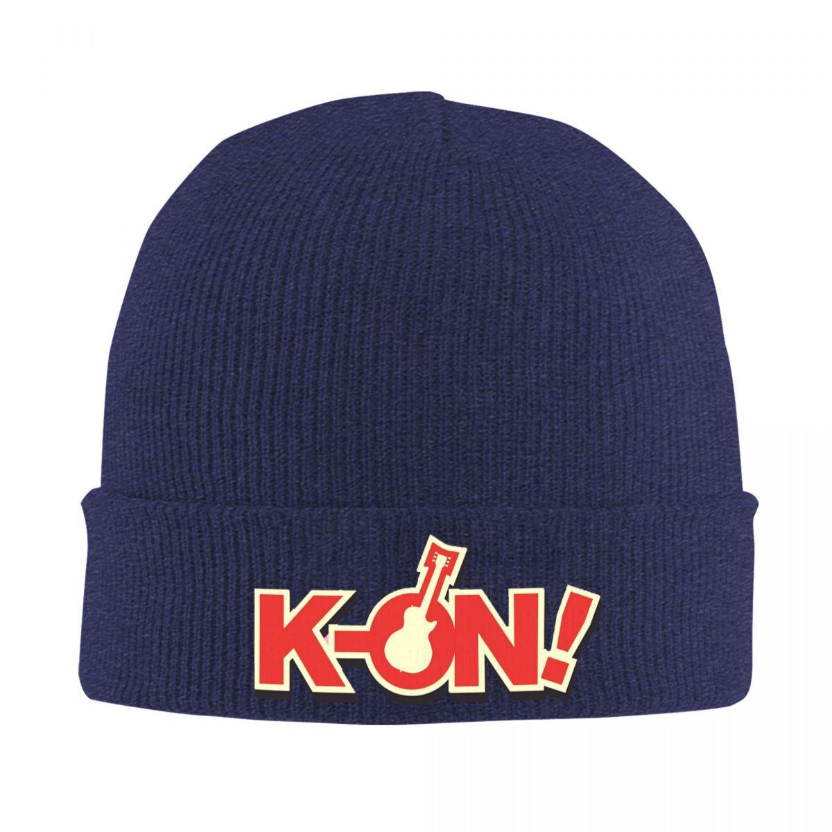 

K on Logo Warm Knitted Cap Fashion Bonnet Hat Autumn Winter Outdoor Beanies Hats for Men Women Adult One Size