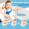 Baby Bath Seat Portable Comfortable Baby Bathtub Chair with 4 Nonslip Suction Cup and Drainage Hole for 6 to 24 Months