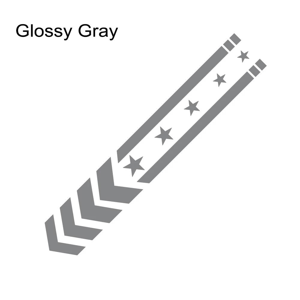 Motorcycle Fender Sticker Star Arrow Stripes Front Fairing Vinyl Decals Waterproof Decor Motorbike Safety Driving Accessories