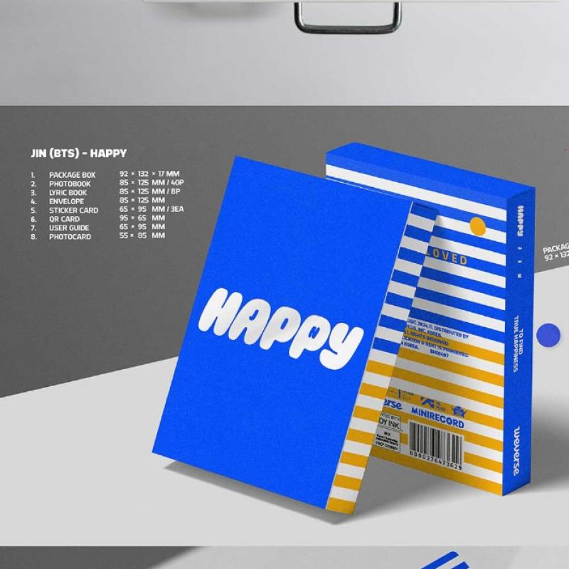 Jin   Happy Solo Album  Weverse Albums Ver. 